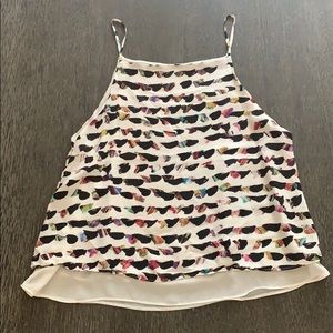 H&M printed layered top